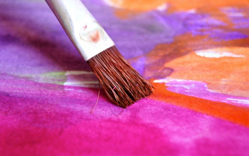 brush, paint, color